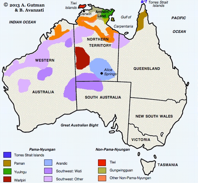 Народы южной австралии. Языковая карта Австралии. Языки Австралии карта. Расселение народов Австралии. Карта коренные племена Австралии.